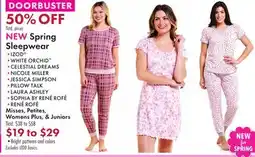 Boscov's Spring Sleepwear offer