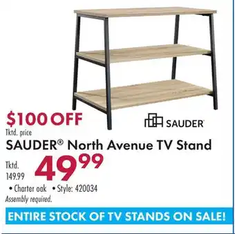 Boscov's SAUDER North Avenue TV Stand offer