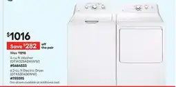 Lowe's 4-cu ft Washer offer