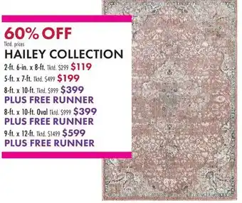 Boscov's HAILEY COLLECTION offer