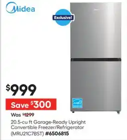 Lowe's 20.5-cu ft Garage-Ready Upright Convertible Freezer/Refrigerator offer