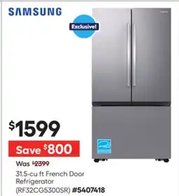 Lowe's 31.5-cu ft French Door Refrigerator offer