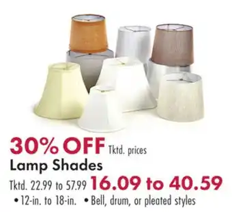 Boscov's Lamp Shades offer