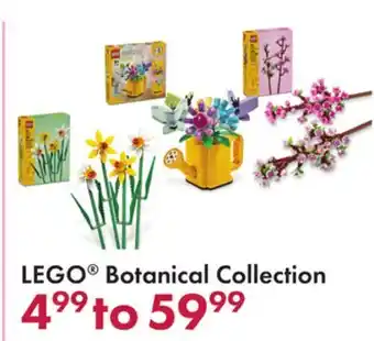 Boscov's LEGO Botanical Collection offer