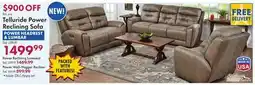 Boscov's Telluride Power Reclining Sofa offer