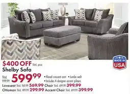 Boscov's Shelby Sofa offer