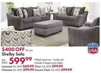 Boscov's Shelby Sofa offer