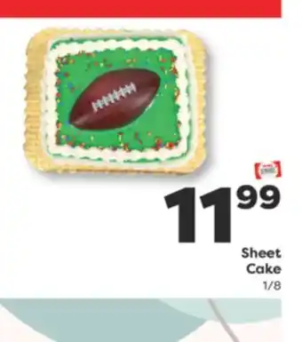 Weis Markets Sheet Cake offer