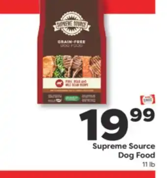 Weis Markets Supreme Source Dog Food offer