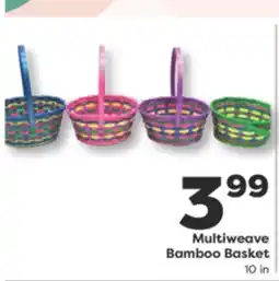 Weis Markets Multiweave Bamboo Basket offer