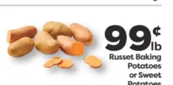 Weis Markets Russet Baking Potatoes or Sweet Potatoes offer