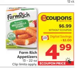 Weis Markets Farm Rich Appetizers offer