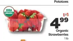 Weis Markets Organic Strawberries offer