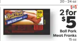 Weis Markets Ball Park Meat Franks offer