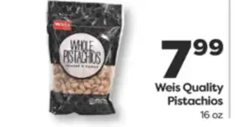 Weis Markets Weis Quality Pistachios offer