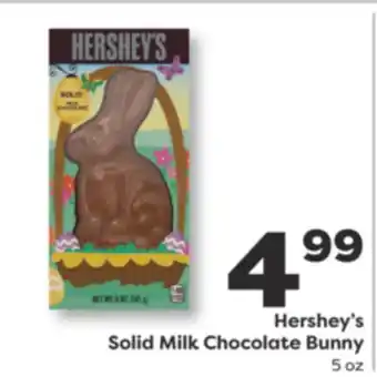 Weis Markets Hershey's Solid Milk Chocolate Bunny offer