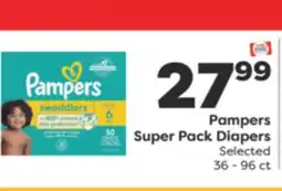 Weis Markets Pampers Super Pack Diapers offer