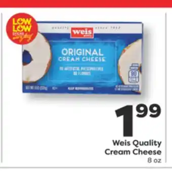 Weis Markets Weis Quality Cream Cheese offer