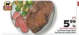 Weis Markets Certified Angus Beef Top Round London Broil offer