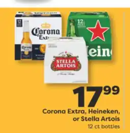 Weis Markets Corona Extra, Heineken, or Stella Artois offer