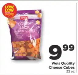 Weis Markets Weis Quality Cheese Cubes offer