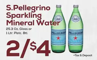 DeCicco & Sons S. Pellegrino Sparkling Mineral Water offer