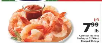 Weis Markets Colossal 13/15 ct Shrimp or 31/40 ct Cooked Shrimp offer