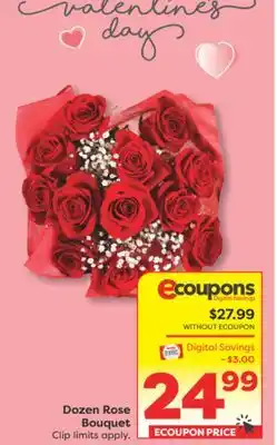 Weis Markets Dozen Rose Bouquet offer