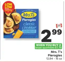 Weis Markets Mrs. T's Pierogies offer