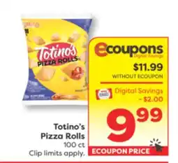 Weis Markets Totino's Pizza Rolls offer