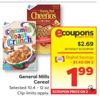 Weis Markets General Mills Cereal offer