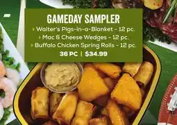 DeCicco & Sons GAMEDAY SAMPLER offer