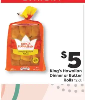 Weis Markets King's Hawaiian Dinner or Butter Rolls offer