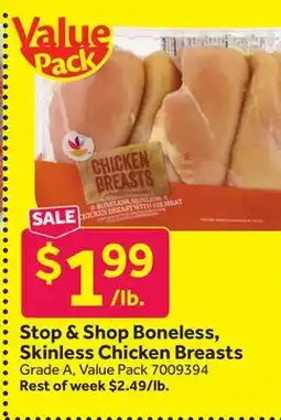 Stop&Shop Boneless, Skinless Chicken Breasts offer