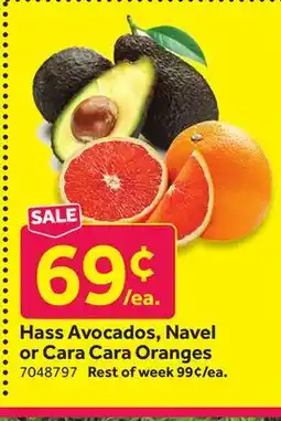 Stop&Shop Hass Avocados, Navel or Cara Cara Oranges offer