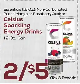 DeCicco & Sons Celsius Sparkling Energy Drinks offer