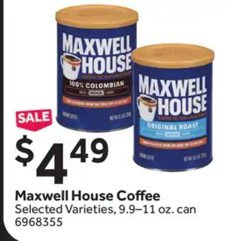 Stop&Shop Maxwell House Coffee offer