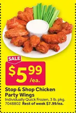 Stop&Shop Chicken Party Wings offer