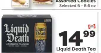 Weis Markets Liquid Death Tea offer