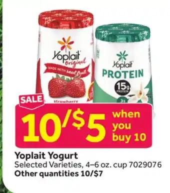 Stop&Shop Yoplait Yogurt offer