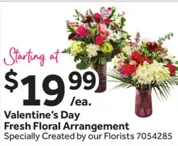 Stop&Shop Valentine's Day Fresh Floral Arrangement offer