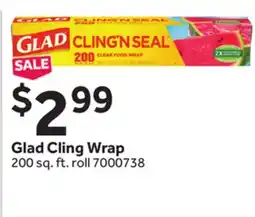 Stop&Shop Glad Cling Wrap offer