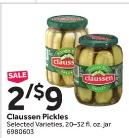 Stop&Shop Claussen Pickles offer