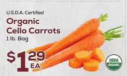 DeCicco & Sons Organic Cello Carrots offer