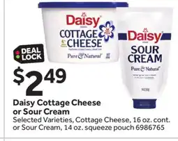 Stop&Shop Daisy Cottage Cheese or Sour Cream offer