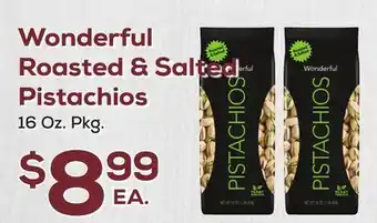 DeCicco & Sons Wonderful Roasted & Salted Pistachios offer