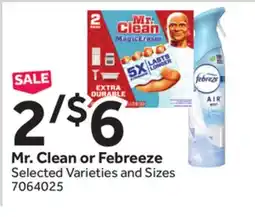 Stop&Shop Mr. Clean or Febreeze offer