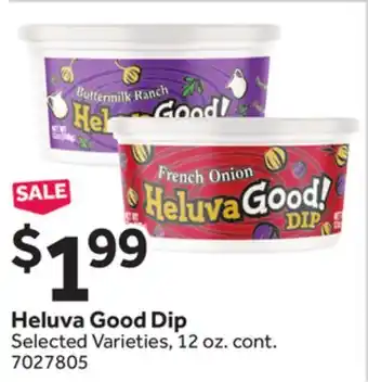 Stop&Shop Heluva Good Dip offer