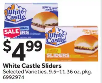 Stop&Shop White Castle Sliders offer