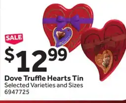 Stop&Shop Dove Truffle Hearts Tin offer